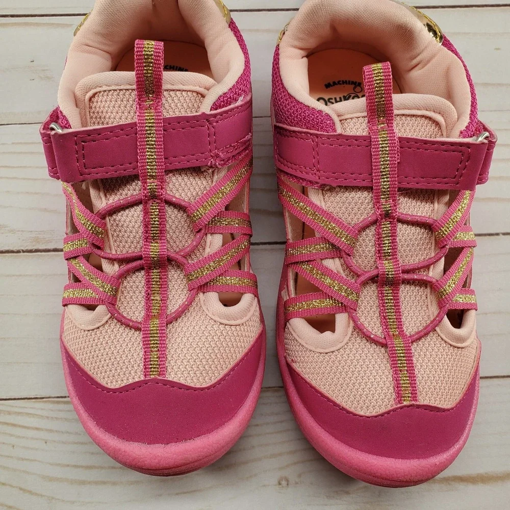 OshKosh Girls Size 11 Sandals Pink‎ Charis Summer Bump Toe